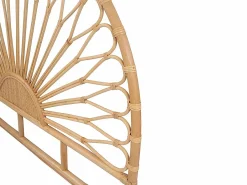 Vente-unique Cabecero Y Puente De Cama|Cabecero 160 cm de ratán color natural - SOLIA