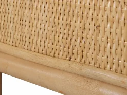 Vente-unique Cabecero Y Puente De Cama|Cabecero 160 cm de ratán color natural - SOLIA