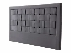 Vente-unique Cabecero Y Puente De Cama|Cabecero 140 cm Terciopelo oscuro. JENNA