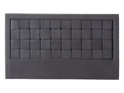 Vente-unique Cabecero Y Puente De Cama|Cabecero 140 cm Terciopelo oscuro. JENNA