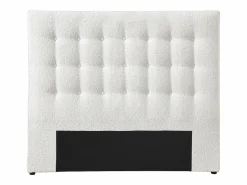 Cabecero capitoné de 160 cm en tela bouclé - FRANCESCO^Vente-unique Outlet