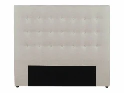 Vente-unique Cabecero Y Puente De Cama|Cabecero capitoné FRANCESCO - 160 cm - Tela color