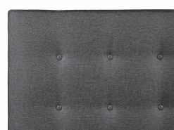 Vente-unique Cabecero capitoné FRANCESCO - 160 cm - Tela color Gris Outlet