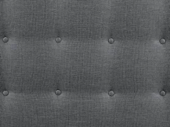 Vente-unique Cabecero capitoné FRANCESCO - 160 cm - Tela color Gris Outlet