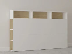 Cabecero con compartimentos 160 cm color y roble. NASTIA^Vente-unique Sale