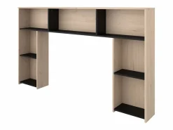 Cabecero con compartimentos 140 cm - Color: natural y negro - KINSELIA^Vente-unique Sale