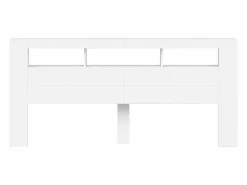 Cabecero con LED madera de ingeniería 220x18,5x103,5 cm^vidaxl Best