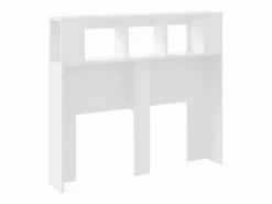 vidaxl Cabecero Y Puente De Cama|Cabecero con LED madera de ingeniería 120x18,5x103,5 cm