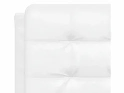 Cabecero de cama acolchado cuero sintético 140 cm^Clicnbuy Online