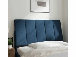 Clicnbuy Cabecero de cama acolchado tela 100 cm Azul New