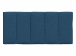 Clicnbuy Cabecero de cama acolchado tela 100 cm Azul New
