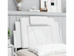 Cabecero de cama acolchado cuero sintético 80 cm^Clicnbuy Online