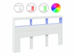 Cabecero de cama con LED 180x17x102 cm^Clicnbuy Best