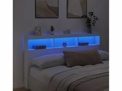 Cabecero de cama con LED 180x17x102 cm^vidaxl Sale