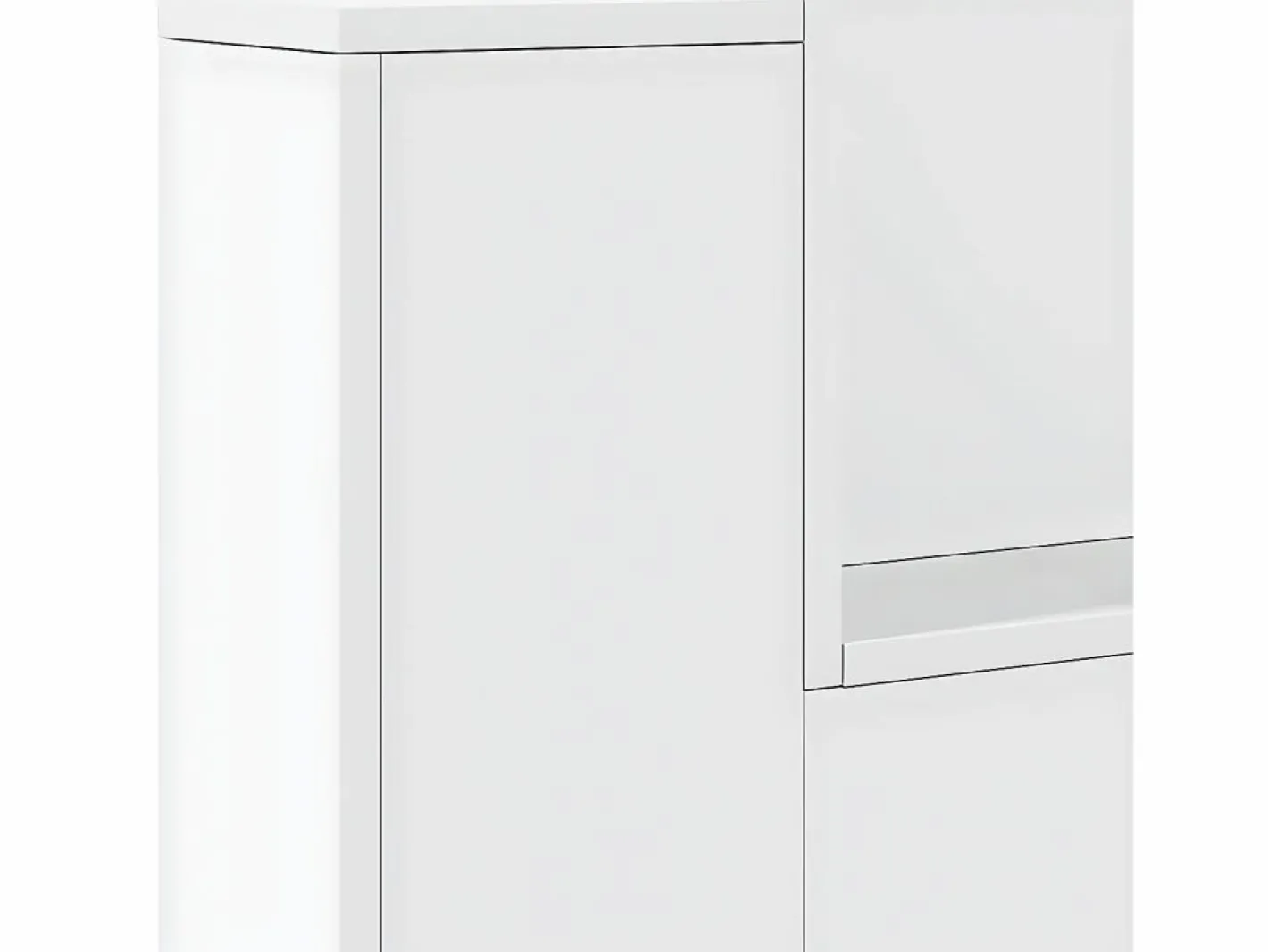 Clicnbuy Cabecero de cama con LED 220x16,5x103,5 cm Blanco Sale