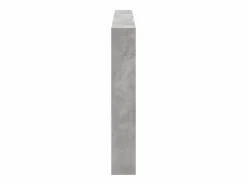 Cabecero de cama con luz LED hormigón 200x17x102 cm^Clicnbuy New