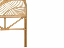 Vente-unique Cabecero Y Puente De Cama|Cabecero de cama de 140 cm en ratán de color natural - EFELA