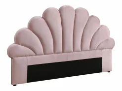 Cabecero de cama en forma de concha 140 cm en terciopelo - MOANA^Vente-unique Hot