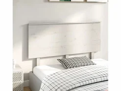 vidaxl Cabecero de cama madera maciza de pino 144x6x82,5 cm Blanco Online