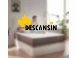 Cabecero Y Puente De Cama|Cabecero de Cama Tapizado 135 cm | | Tela de Polipiel Liso | Directo al suelo sin agujeros | Descansin