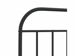 Clicnbuy Cabecero de metal 135 cm Negro Clearance