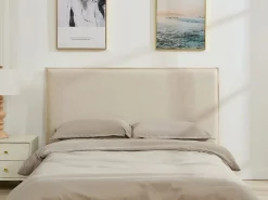 Cabecero desenfundable 150 cm en algodón y lino en color - TAHIME^Vente-unique Best