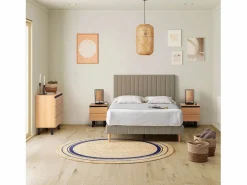 VS Venta-stock Cabecero Y Puente De Cama|Cabecero Eris tapizado 160x60 cm