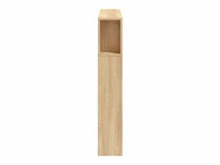 vidaxl Cabecero Y Puente De Cama|Cabecero LED madera ingeniería roble Sonoma 120x18,5x103,5 cm