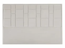 Vente-unique Cabecero Y Puente De Cama|Cabecero moderno de 180 cm en terciopelo - HERMINE