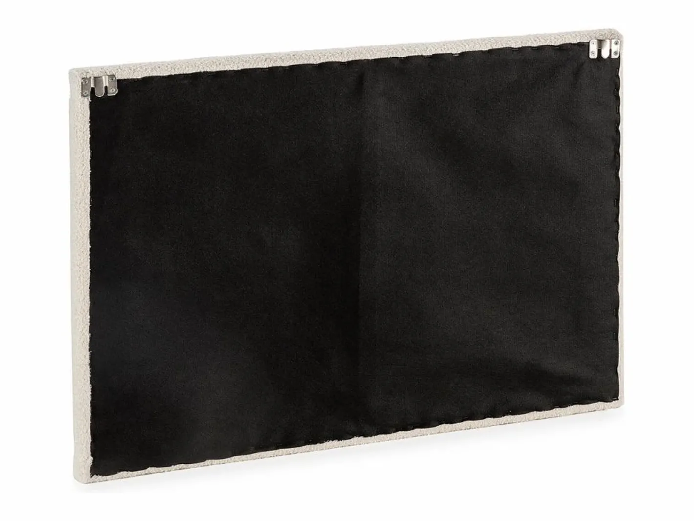 VS Venta-stock Cabecero Niebla 90x60 cm tela borreguito Beige Discount