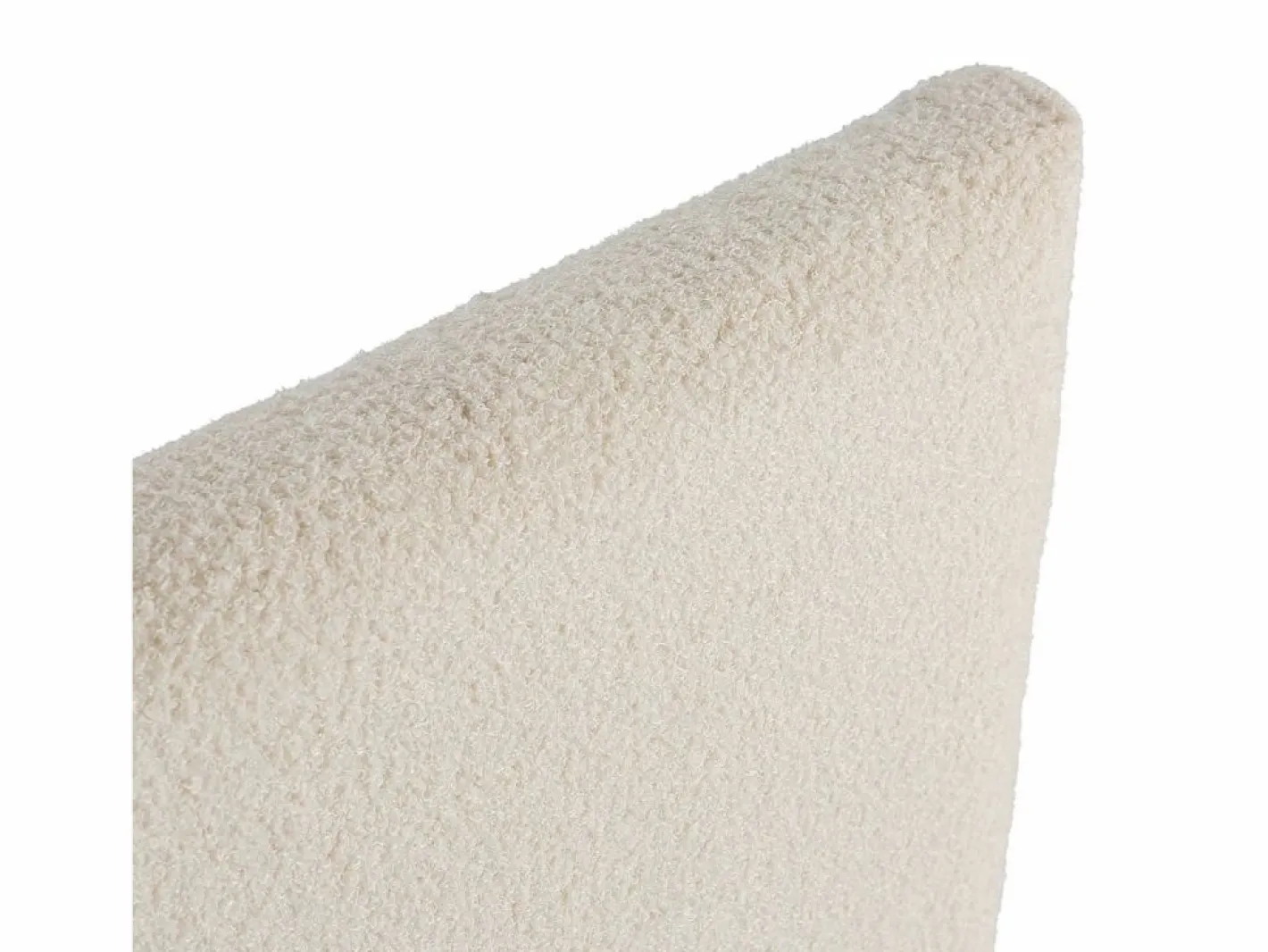 VS Venta-stock Cabecero Niebla 90x60 cm tela borreguito Beige Discount