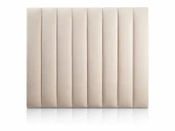Morfeo Descanso Cabecero Y Puente De Cama|Cabecero tapizado nórdico líneas verticales tela antimanchas para cama 200 cm - 210x125 cm