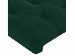vidaxl Cabeceros 2 unidades de terciopelo oscuro 72x7x78/88 cm Verde Clearance