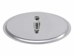 Helloshop26 Cabezal de ducha de lluvia redondo de acero inoxidable de 30 cm 02_0002069 Gris Discount