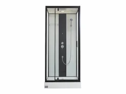 Cabina de ducha con hidromasaje, lluvia tropical y ducha de mano PRIMEA - 90 x 90 x 215 cm^Shower & Design Sale