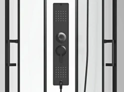 Cabina de ducha de hidromasaje rectangular, Ancho 110 x Prof. 80 x Alt. 215 cm, SULIPA^Shower & Design Hot