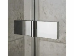 Cabina De Ducha De Pared Atlas Chrome 120X80 Left^Rea Clearance
