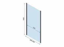 Cabina De Ducha De Pared Rapid Swing 120X80 Chrome^Rea Discount