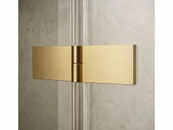 Cabina De Ducha De Pared Atlas Brush Gold 120X80 Left^Rea Best