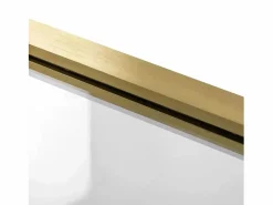 Cabina De Ducha De Pared Atlas Brush Gold 120X100 Left^Rea