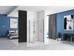 Cabina De Ducha Esquinera Rapid Swing 120X100 Chrome^Rea Online