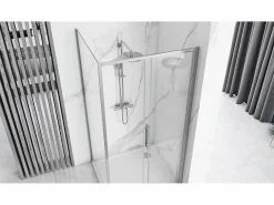 Rea Cabina De Ducha Esquinera Rapid Slide 160X180 Chrome Gris Hot