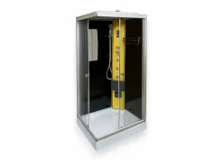 ELITESHOPPING Cabina de ducha hidromasaje 100 x 70 cm - Venus Transparente Hot