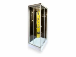 ELITESHOPPING Cabina de ducha hidromasaje 100 x 70 cm - Venus Transparente Hot