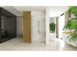 Cabina De Ducha Hugo Brush Gold 100X80^Rea Sale