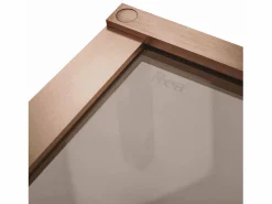 Rea Cabina De Ducha Hugo Double 80X80 Brush Copper Cobrizo