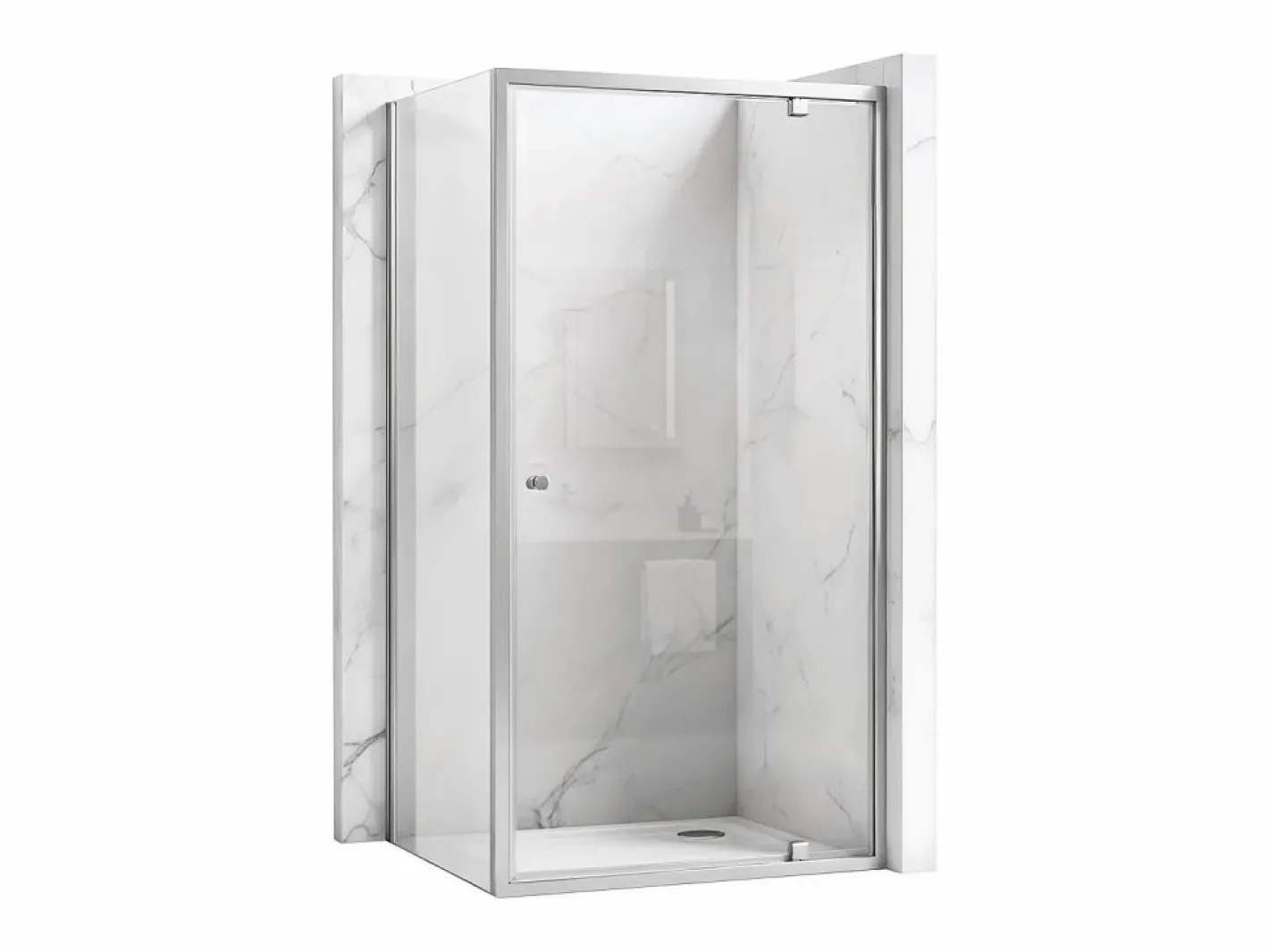 Rea Cabina De Ducha|Cabina De Ducha Primo Swing 100X70 Chrome