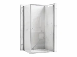 Rea Cabina De Ducha Primo Swing 100X100 Chrome Gris Discount