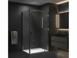 Rea Cabina De Ducha Primo Swing 100X100 Chrome Gris Discount