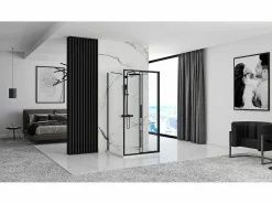 Rea Cabina De Ducha|Cabina De Ducha Rapid Slide 140x80 Black